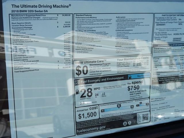 2018 BMW 3 Series 320i - 16925887 - 9