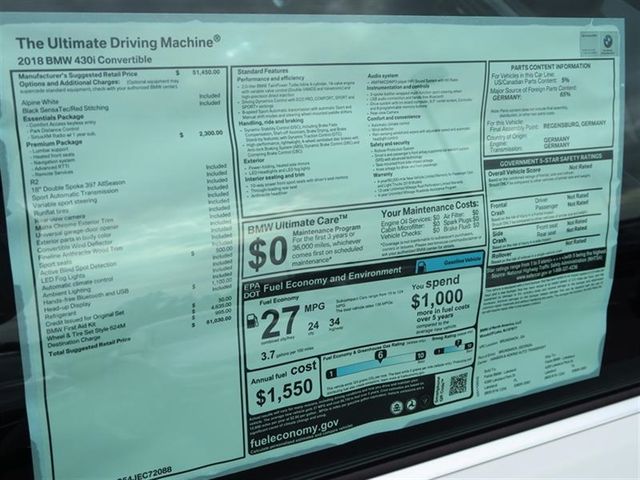 2018 BMW 4 Series 430i Convertible - 16895541 - 9