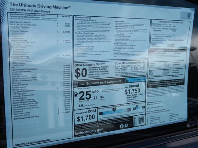 2018 BMW 4 Series 440i Gran Coupe - 16760950 - 9