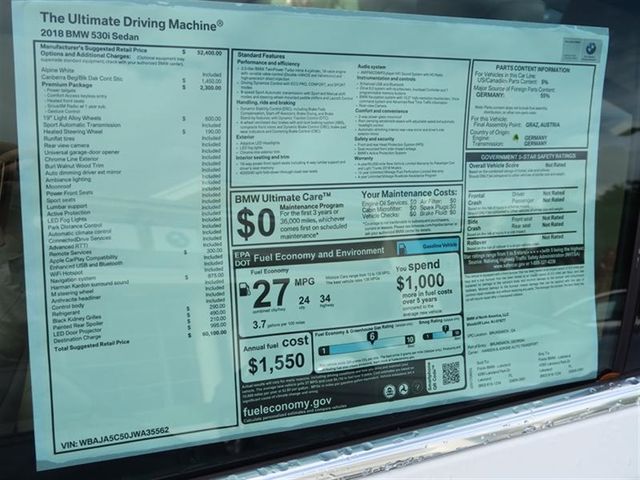 2018 BMW 5 Series 530i - 16780510 - 9