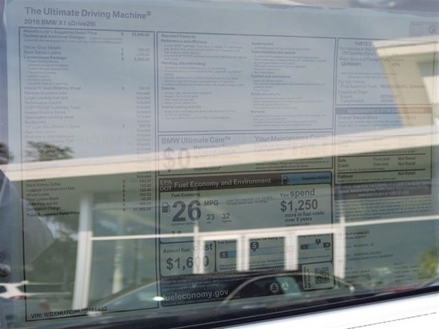 2018 BMW X1 sDrive28i Sports Activity Vehicle - 17026087 - 9