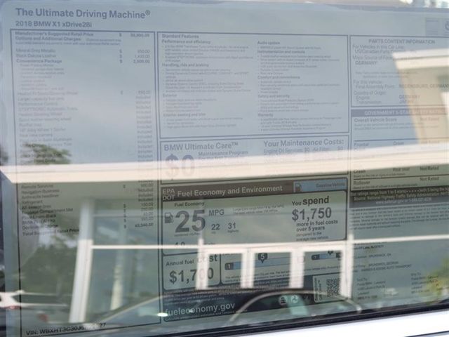 2018 BMW X1 xDrive28i Sports Activity Vehicle - 17026102 - 9