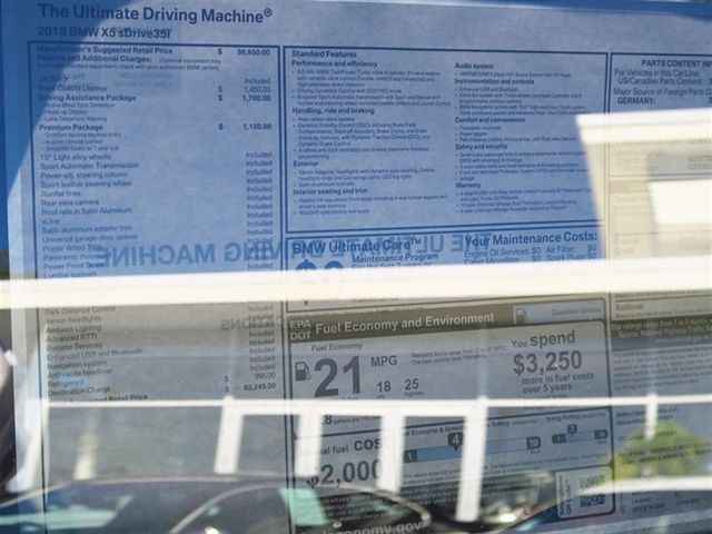 2018 BMW X5 sDrive35i Sports Activity Vehicle - 17046334 - 9