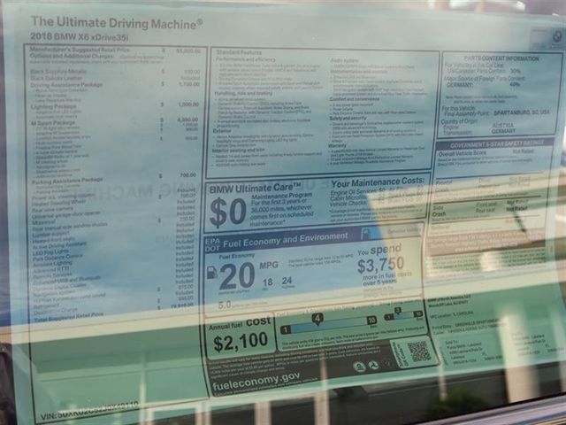 2018 BMW X6 xDrive35i Sports Activity - 16948821 - 9