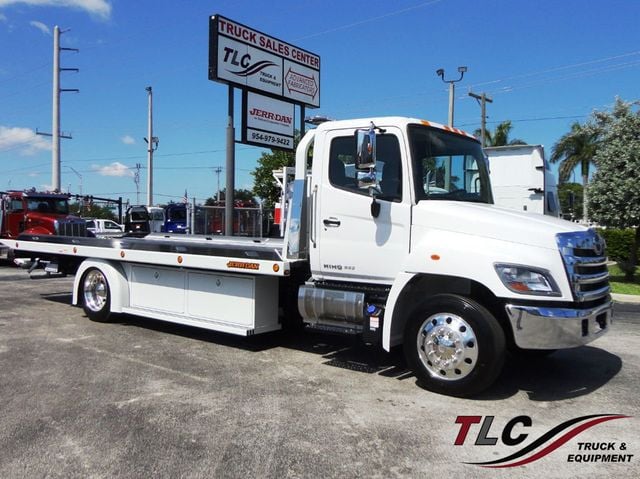2020 HINO 268A w/ 22ft Jerr-Dan Custom StepSide Classic Car Carrier - 20092417 - 0