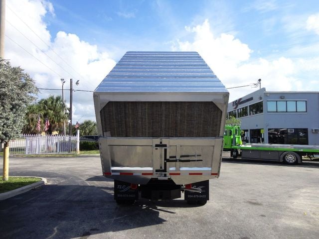 2022 Ford F550 4x4 With14ft Aluminum Chipper Truck Landscape Dump Body - 20780117 - 13