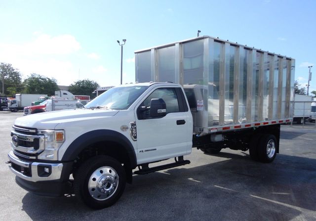 2022 Ford F550 4x4 With14ft Aluminum Chipper Truck Landscape Dump Body - 20780117 - 2