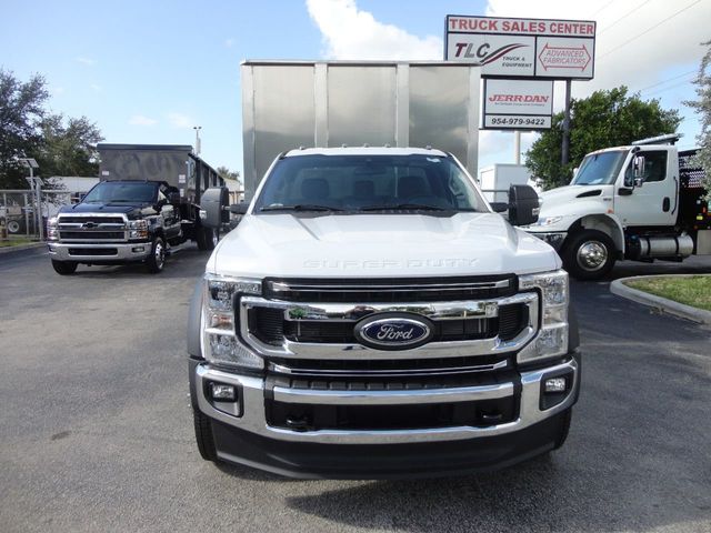 2022 Ford F550 4x4 With14ft Aluminum Chipper Truck Landscape Dump Body - 20780117 - 4