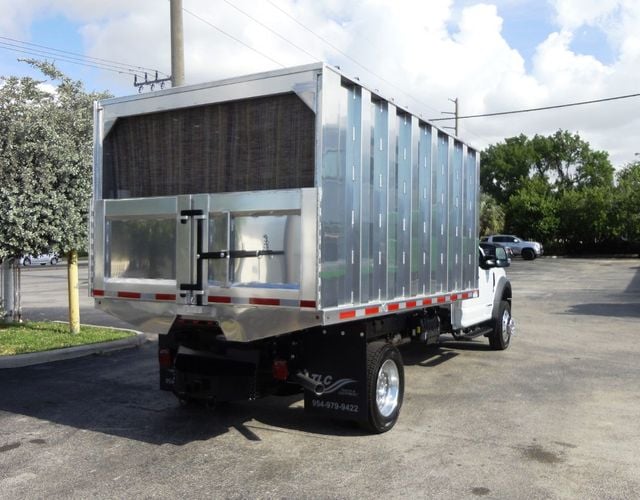 2022 Ford F550 4x4 With14ft Aluminum Chipper Truck Landscape Dump Body - 20780117 - 8