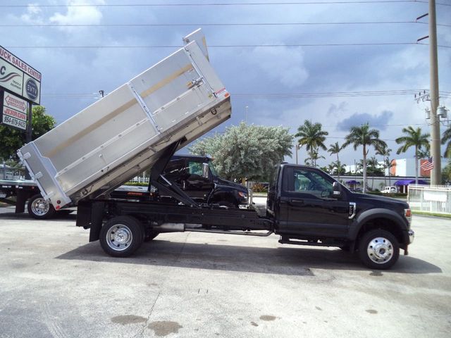 2022 Ford F550 Gas 4X4 w/ 14ft Aluminum Voth Landscape Dump Body - 22118433 - 25