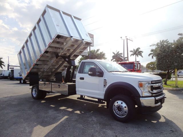 2022 Ford F600 7.3L GAS *4X4* 14FT CHIPPER DUMP TRUCK..22,000lb GVW - 20616568 - 1