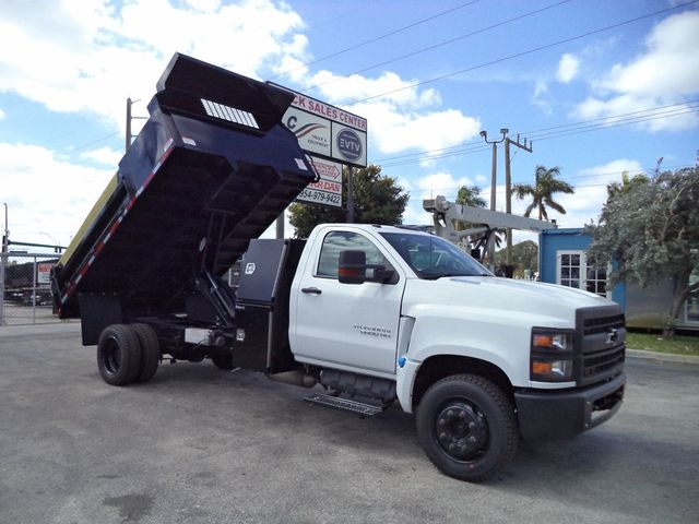 2023 Chevrolet SILVERADO 6500HD 12FT MASON DUMP TRUCK..TUNNEL TOOL BOX..FOLD DOWN SIDES - 22359104 - 1