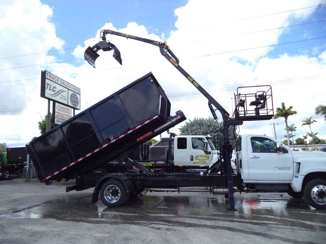 2023 Chevrolet SILVERADO 6500HD With 14ft Roll-Off Truck 17 Yard Grapple Boom & Seat - 22921404 - 23
