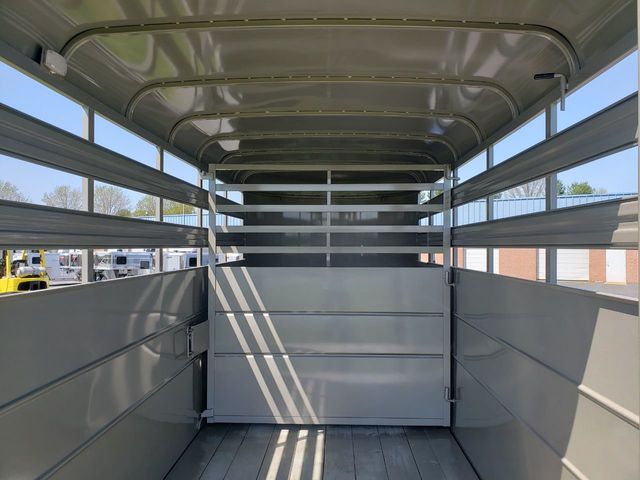 2023 Delta 16' Stock Trailer with 8' Cut Gate  - 22038689 - 5