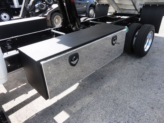 2023 International CV515 Crew Cab w/ New 14ft Aluminum Chipper Truck Landscape Dump Body - 20952803 - 20
