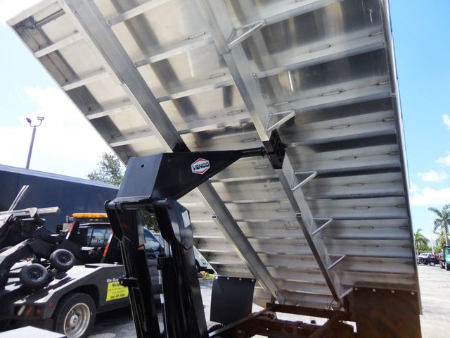 2023 International CV515 Crew Cab w/ New 14ft Aluminum Chipper Truck Landscape Dump Body - 20952803 - 31