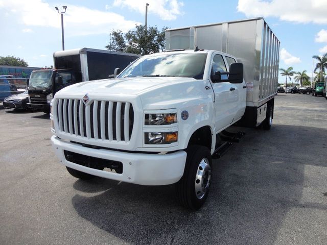 2023 International CV515 Crew Cab w/ New 14ft Aluminum Chipper Truck Landscape Dump Body - 20952803 - 3