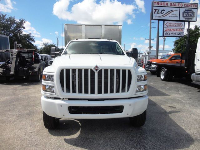 2023 International CV515 Crew Cab w/ New 14ft Aluminum Chipper Truck Landscape Dump Body - 20952803 - 4