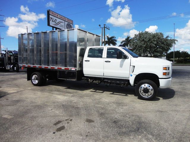 2023 International CV515 Crew Cab w/ New 14ft Aluminum Chipper Truck Landscape Dump Body - 20952803 - 6