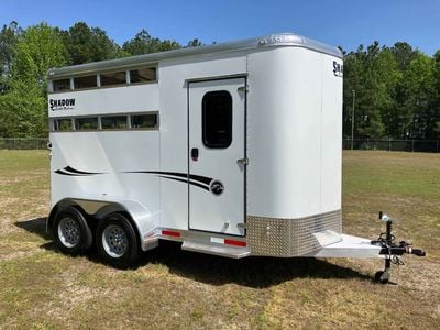 2024 Shadow 2 Horse Slant Open Slat