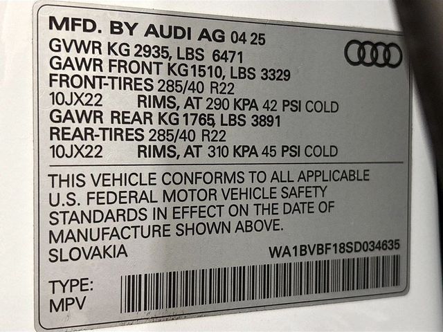 2025 Audi Q8 Premium Plus 55 TFSI quattro - 22919468 - 19