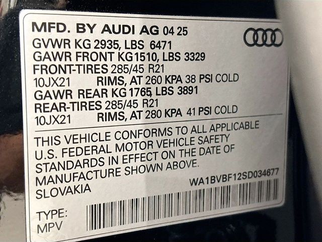 2025 Audi Q8 Premium Plus 55 TFSI quattro - 22935543 - 21