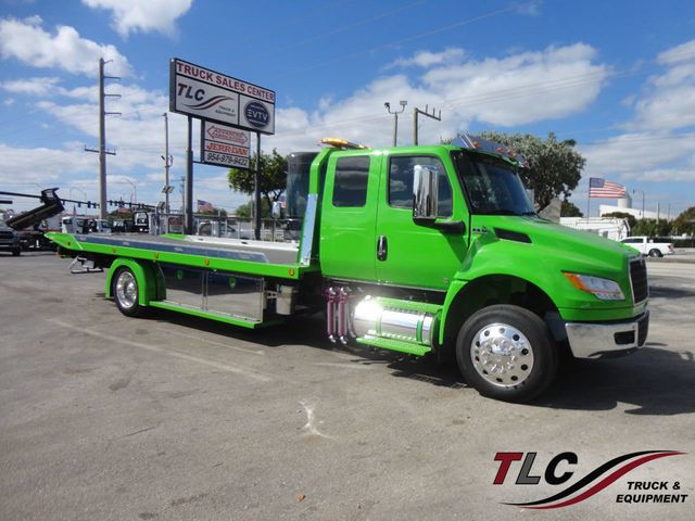 2025 International MV607 Extended Cab w/ 22ft Jerr-Dan Custom StepSide Classic Car Carrier - 21831945 - 0