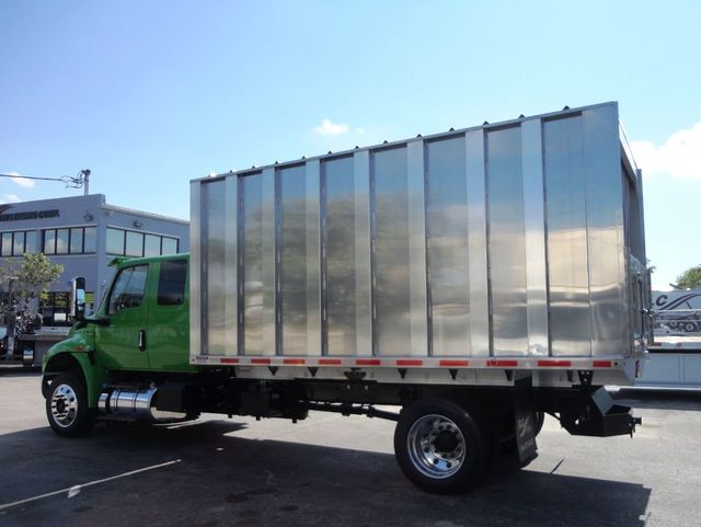 2025 International MV607 Extended Cab w/ New 16ft Aluminum Chipper Truck Landscape Dump Body - 21423510 - 12
