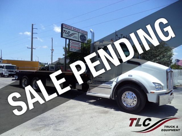 2026 Kenworth T880 With Jerr-Dan 28ft 15 Ton Industrial Carriers Wood Deck - 22851447 - 0