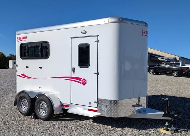 2026 Shadow 2 Horse Slant with Drop Feed Windows & Escape Door  - 22935942 - 1