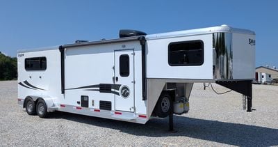 2026 Shadow 3 Horse Slant 9' Living Quarters with Slide