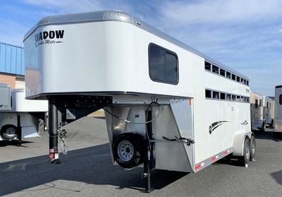 2026 Shadow 3 Horse Slant Open Slat Goose Neck