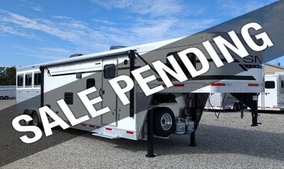 2026 SMC 3 Horse Slant 14' Living Quarters w/ Slide Patriot - 000149