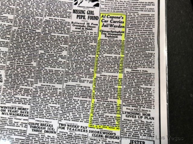 1928 Cadillac Al Capone's bulletproof Town Sedan  - 18065532 - 88