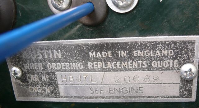 1963 Austin Healey 3000 BJ7 MKII SPORT 2 Plus 2  - 18175617 - 84