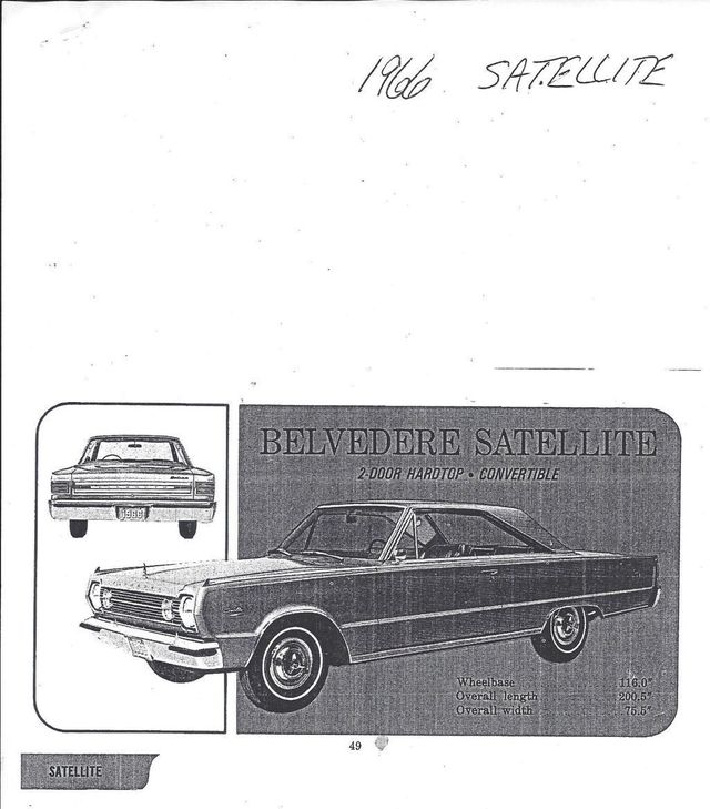 1966 Plymouth Satellite Hemi  - 22904352 - 21