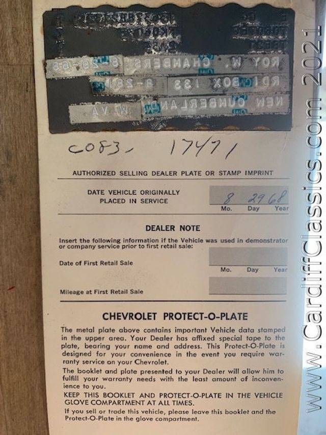 1968 Chevrolet Chevelle  - 20622853 - 38