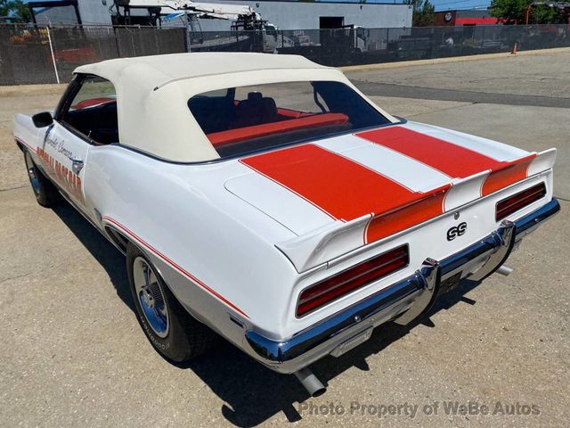 1969 Chevrolet Camaro Z11 Pace Car Convertible For Sale - 22111781 - 4