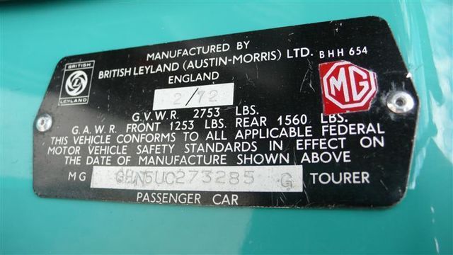 1972 MG MGB SHOW CAR - 9088983 - 86