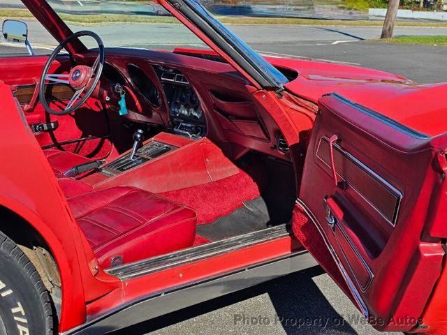 1973 Chevrolet Corvette Stingray Convertible Convertible For Sale - 22346560 - 68