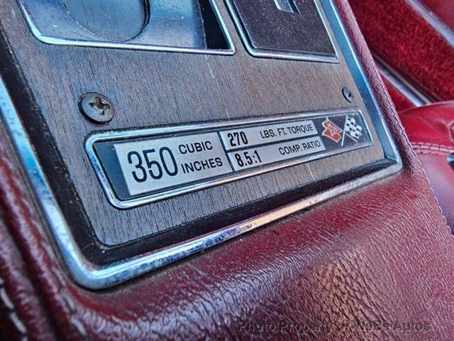 1973 Chevrolet Corvette Stingray Convertible Convertible For Sale - 22346560 - 74