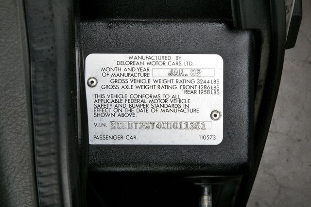 1982 Delorean DMC-12 DMC-12 - 12824779 - 15