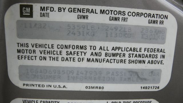 1983 Cadillac DeVille Base Trim - 14315151 - 71
