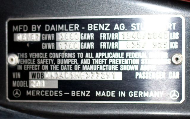 1987 Mercedes-Benz 190 E 2.3 16V COSWORTH - 17278749 - 32
