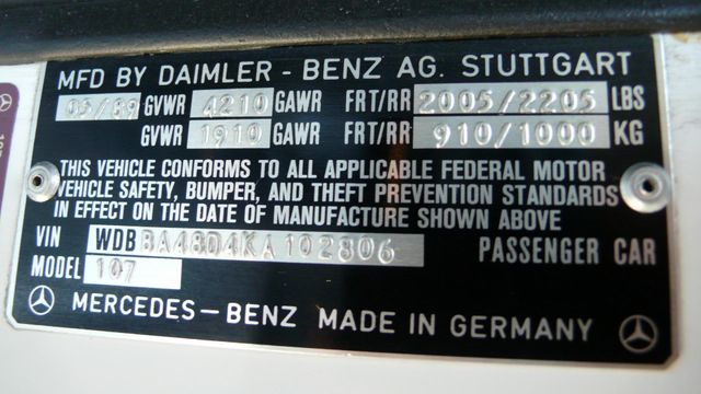1989 Mercedes-Benz 560 Series SL - 10737841 - 81