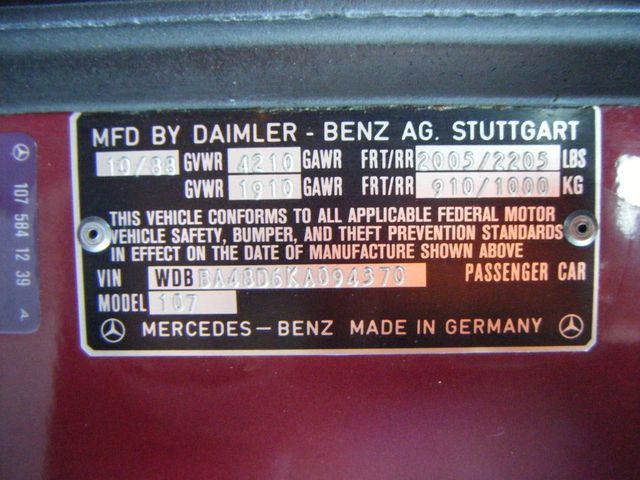 1989 Mercedes-Benz 560 Series SL - 3933890 - 51