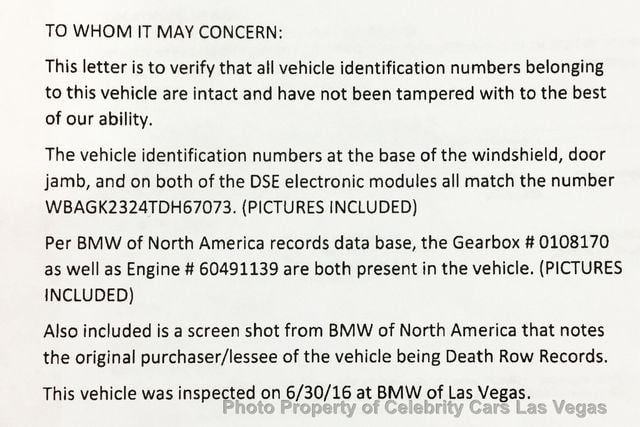 1996 BMW 7 Series Tupac Shakur  - 16762570 - 3