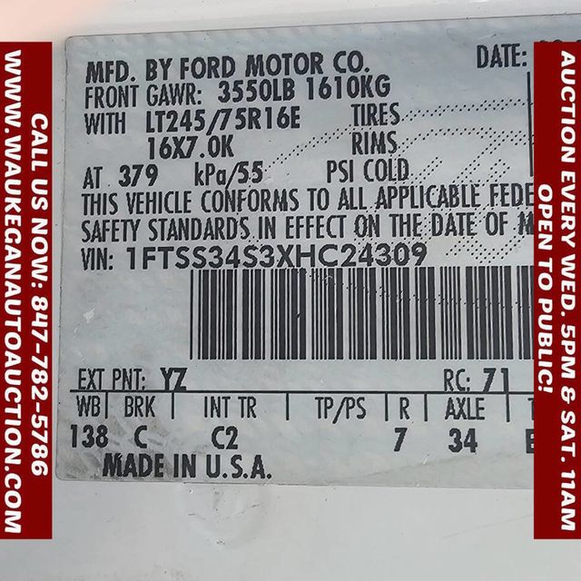 1999 Ford E-350 SD 3dr Extended Cargo Van - 22939196 - 9