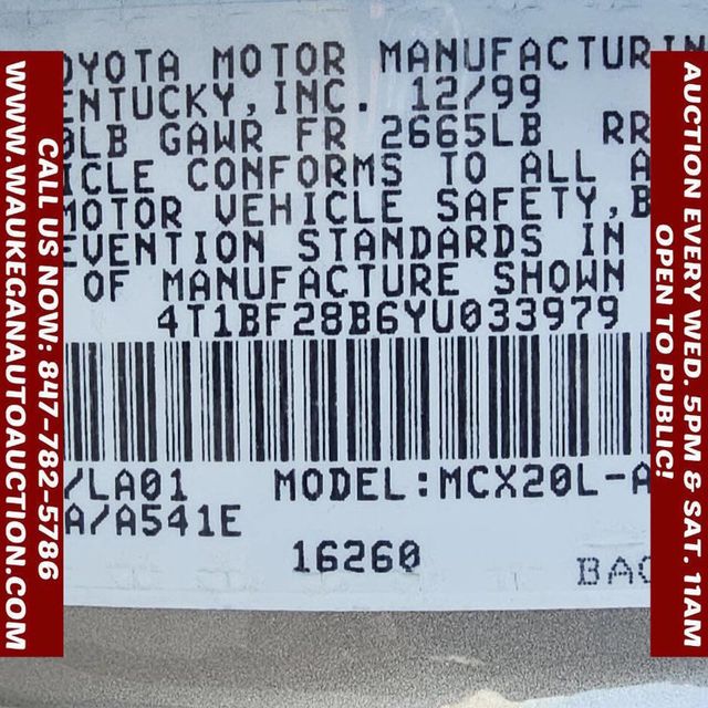 2000 Toyota Avalon XL 4dr Sedan - 22938466 - 11