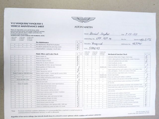 2003 Aston Martin VANQUISH V12 BOWLAND BLACK...4,515 Miles...Investment Grade! - 17958544 - 54